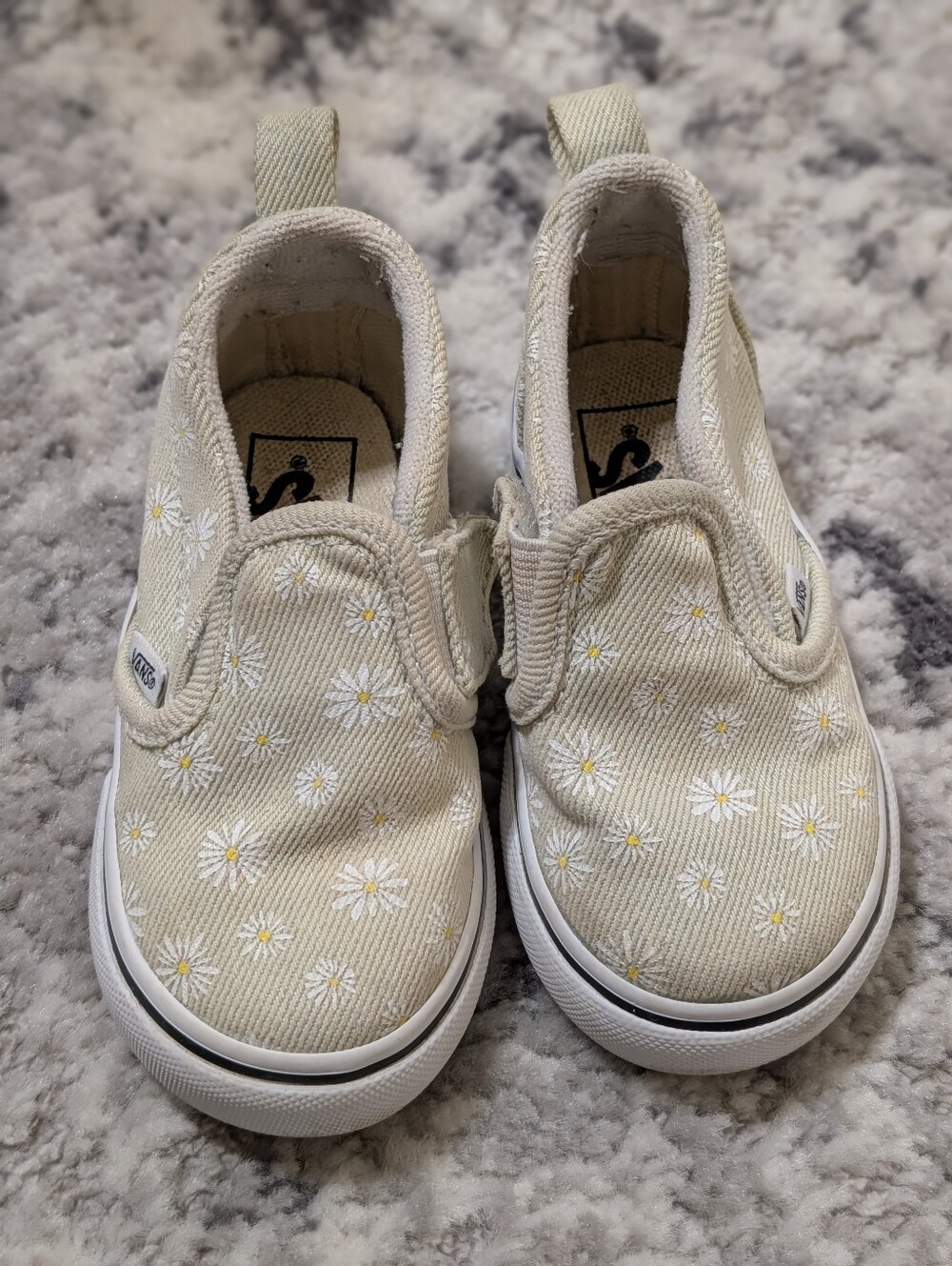 Vans Denim Daisies Slip On Shoes